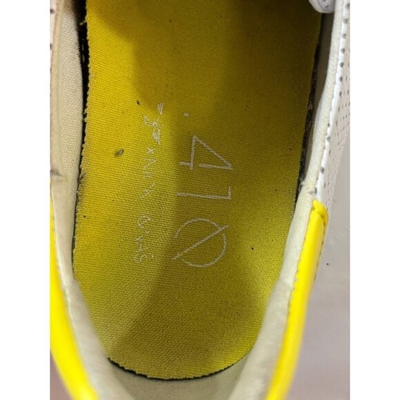 Creative Reaction Carda White Yellow Tennis Shoe Womens Size 10 - Picture 3 of 14